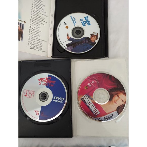 Roger & Me 2003 DVD A League Of Their Own 1992, Miss Congeniality 2 2001 DVD Lot - Picture 2 of 3
